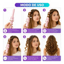 Rizador Automático De Cabello Theck Cerámica Profesional Lila