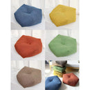 Cojin Puff Piso 45x45cm Acolchado Decorativo Hogar Verde