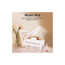 Caja De Música Piano Ballet Girl Caja Musical Bailarina Blanco Bailarina