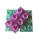 Molde Silicona Grande 6x Flor Rosa Espiral Repostería Manual Rosa