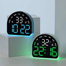 Reloj Led Con Fecha Temperatura Y Ajuste Automático Negro