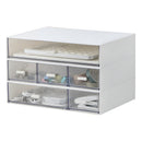 Caja Organizadora De Escritorio Con Cajones Para Papelería