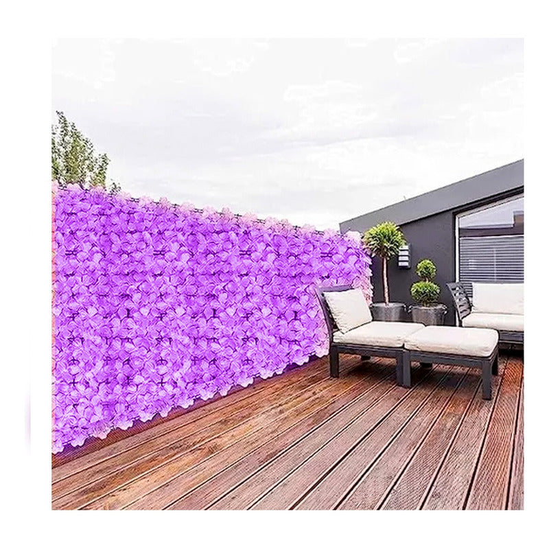Flor Artificial Para Decoración Panel Pared Muro 3mt