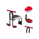 Silla Frontal De Bicicleta Con Cinturón De Seguridad Negro