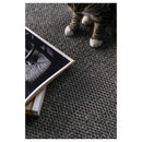 Alfombra De Yute Para Living Resistente Mascotas 120 Por 180 120 M 90 M Gris