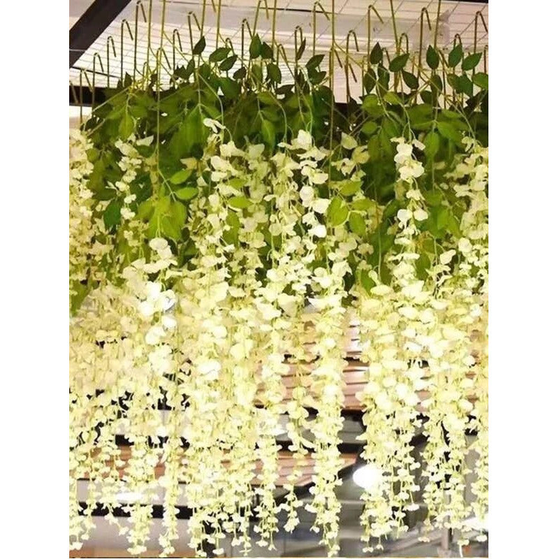 Pack De 12 Colgantes De Flores Artificiales Guirnaldas