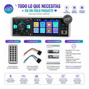 Radio Auto Theck 1 Din 4.1  Bluetooth Mirror Link
