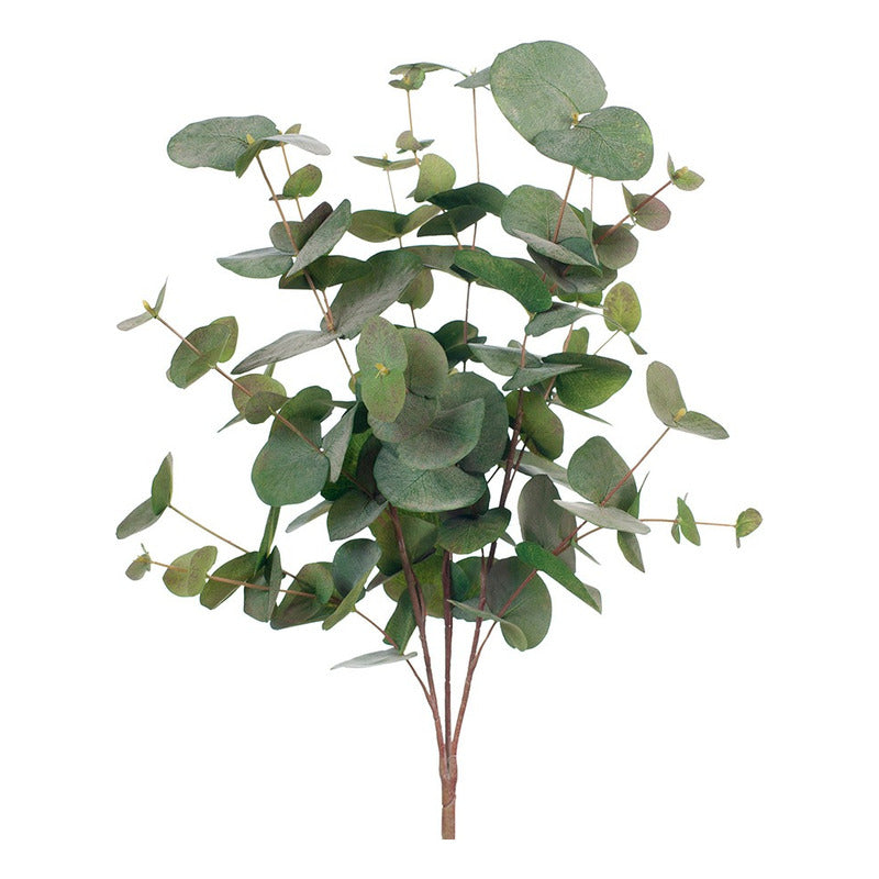 Flor Eucalipto Artificial, Real Al Tacto Vara Frondosa