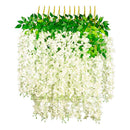 Wisteria Guirnalda Flores Colgantes Artificiales Blanco Wisteria Guirnalda Colgante