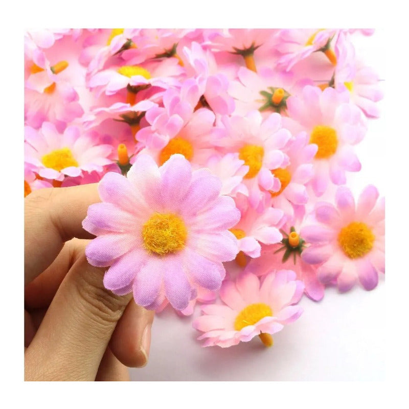100 Piezas Cabezas De Flores Artificiales Para Manualidades