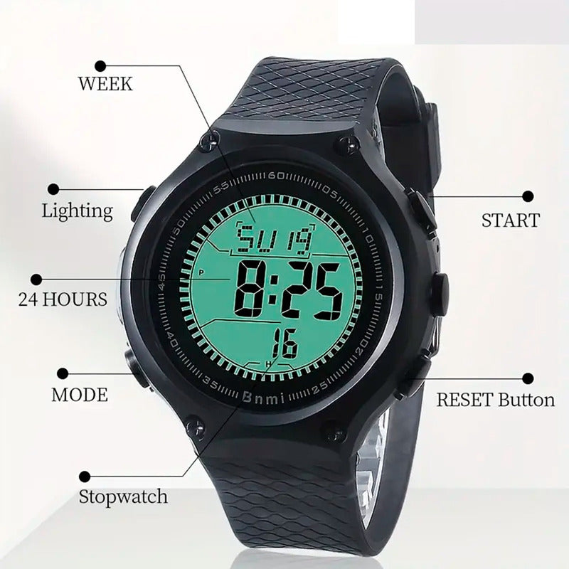 Reloj Deportivo Digital Resistente Al Agua 50m Pia2