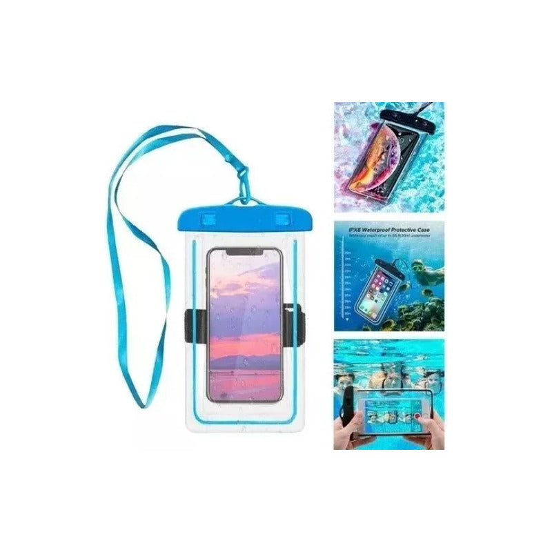 Funda Porta Celular Impermeable Protector Anti Agua Verano