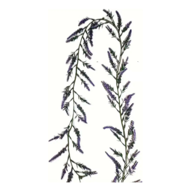 Guirnalda De Flores Artificiales D Lavanda Flores Decoracion