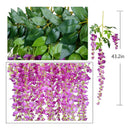 Pack De 12 Colgantes De Flores Artificiales Guirnaldas