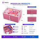 Kit Maquillaje Infantil Theck Princess Con Accesorios