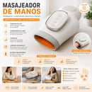Masajeador De Manos Con Compresión De Aire Calor Caliente Blanco