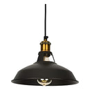 Lampara Techo Vintage Industrial Metal E27 Iluminación Negro