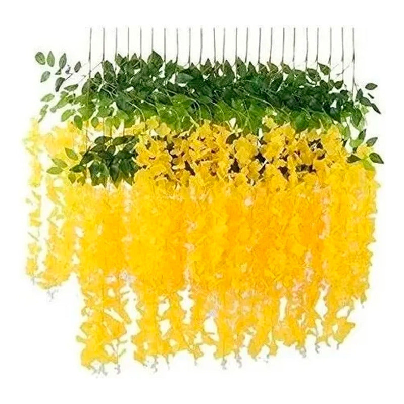 Pack De 12 Colgantes De Flores Artificiales Guirnaldas