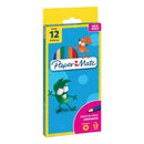 Lapices De Color Largos Hexagonal Paper Mate Estuche X12