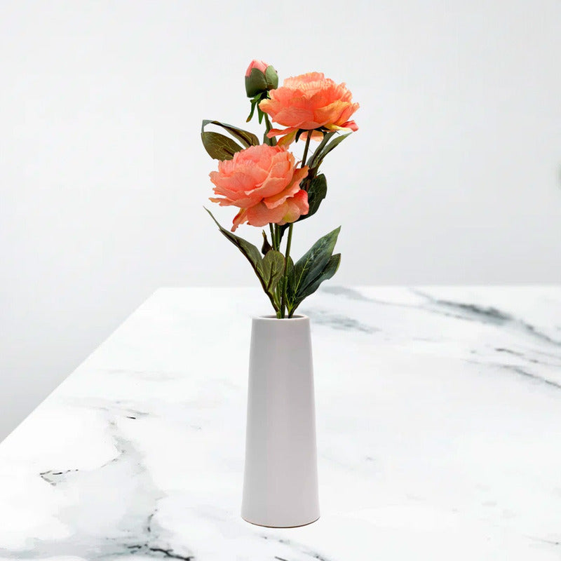 Flores Artificiales Peonía Decoración Vara Flores
