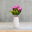 Ramo Rosas Peonias Flores Artificiales Decoración