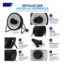 Mini Calefactor Electrico Theck 200w Portatil Bajo Consumo Negro