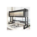 Organizador Sobre Lavaplatos Escurridor Cocina 66cm Negro