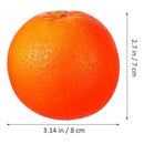 Pack 5 Naranjas Artificiales Fruta Sintética Decoración Naranja