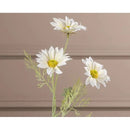 Flor Crisantemo Margarita Manzanilla Artificial Vara Tallo Rosa