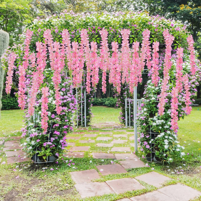 Pack De 12 Colgantes De Flores Artificiales Guirnaldas