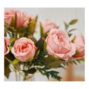 Rosas Peonias Artificiales Ramos Decoración Hogar Jarrones