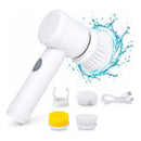 Cepillo Eléctrico Magic Brush 5 En 1 Recargable Usb Blanco