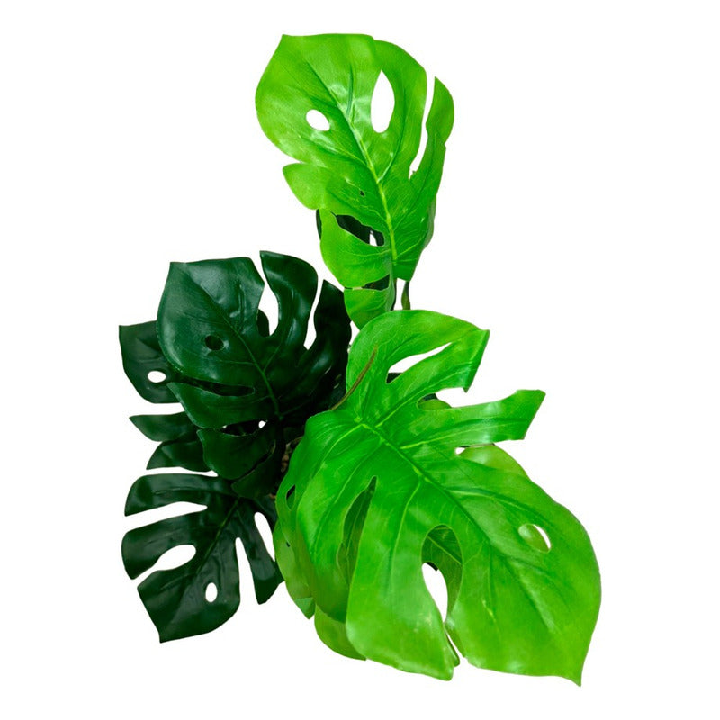 Plantas Artificiales Monstera Decoración Hogar
