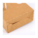 Pack De 10 Cajas D Regalo Kraft Dia De Las Madres Porta Vaso Marrón Claro Porta Vasos Flores O Regalos