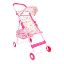 Coche Juguete Rosa Sm Plegable Metal Ruedas Luminosas Diseño Grande