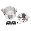 Olla A Presión De Aluminio 3l Cocina Hogar Y Gas Plateado