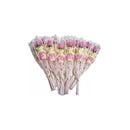 Pack 12 Unid Rosas Con Oso Feliz Dia De Las Madres