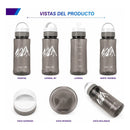 Botella Agua Theck 2.5 Litros Con Pajilla Reutilizable Sport Negro