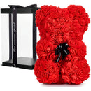 Oso De Flores Artificiales, Osito De Rosas, Dia Del Amor Color Rojo