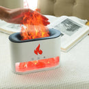 Humidificador Difusor De Aroma Efecto Flama Piedra Sal
