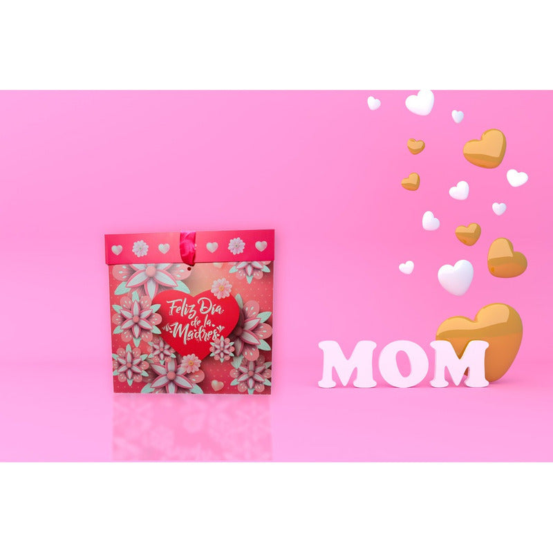 Pack X12 Caja De Regalo Día De Las Madres 30x30cm