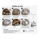 Limpiador Fondos De Ollas Quemadas Theck 500g Desengrasante