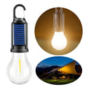 X4 Lampara Solar Usb Camping Ampolleta Led Recargable Negro