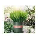 Pack De 4 Hierbas Planta Artificial Follaje Jardin Ecodeco Verde