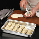 Bandeja Hermética 3.2l Acero Inoxidable Rectangular Cocina Plateado
