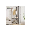 Perchero Closet Estante Esquinero Organizador Colgador Ropa Negro