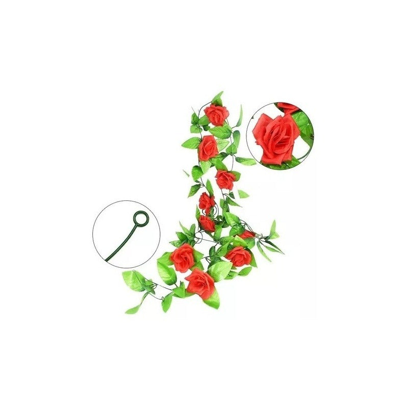 Enredaderas De Rosas Artificiales, Rosas Decoracion