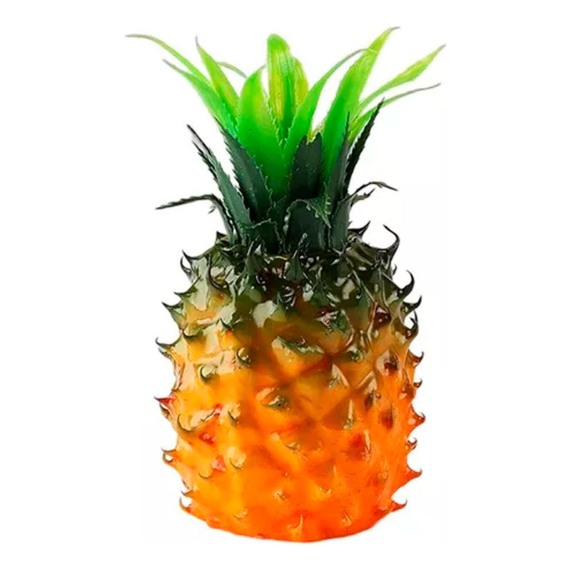 Fruta Piña Artificial Sintética Decoración Bodegón