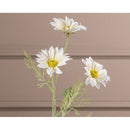 Flor Crisantemo Margarita Manzanilla Artificial Vara Tallo