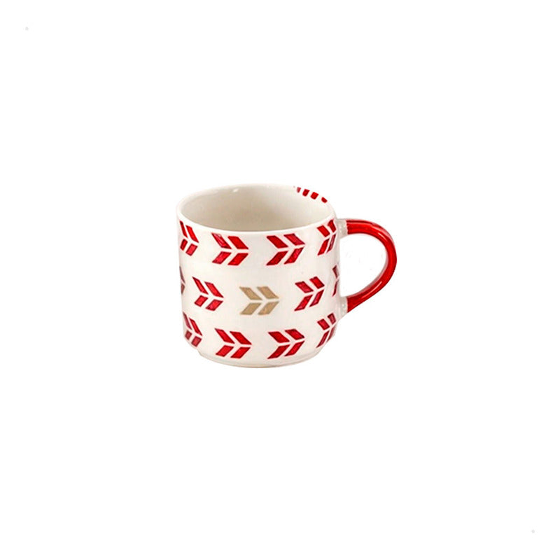 X4 Tazas Café Leche 400 Ml Navidad Tazas Navideñas